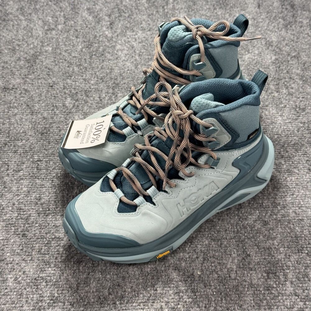 NWT Hoka Kaha 3 GTX Women's Size 7B Mountain Fog Druzy Mid-Cut Hiking Boots - Picture 3 of 11